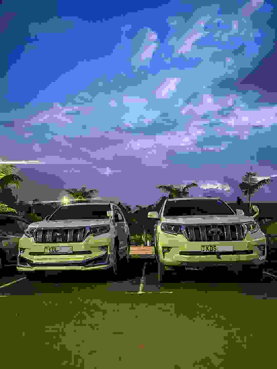 Prado Prado White Car Hire