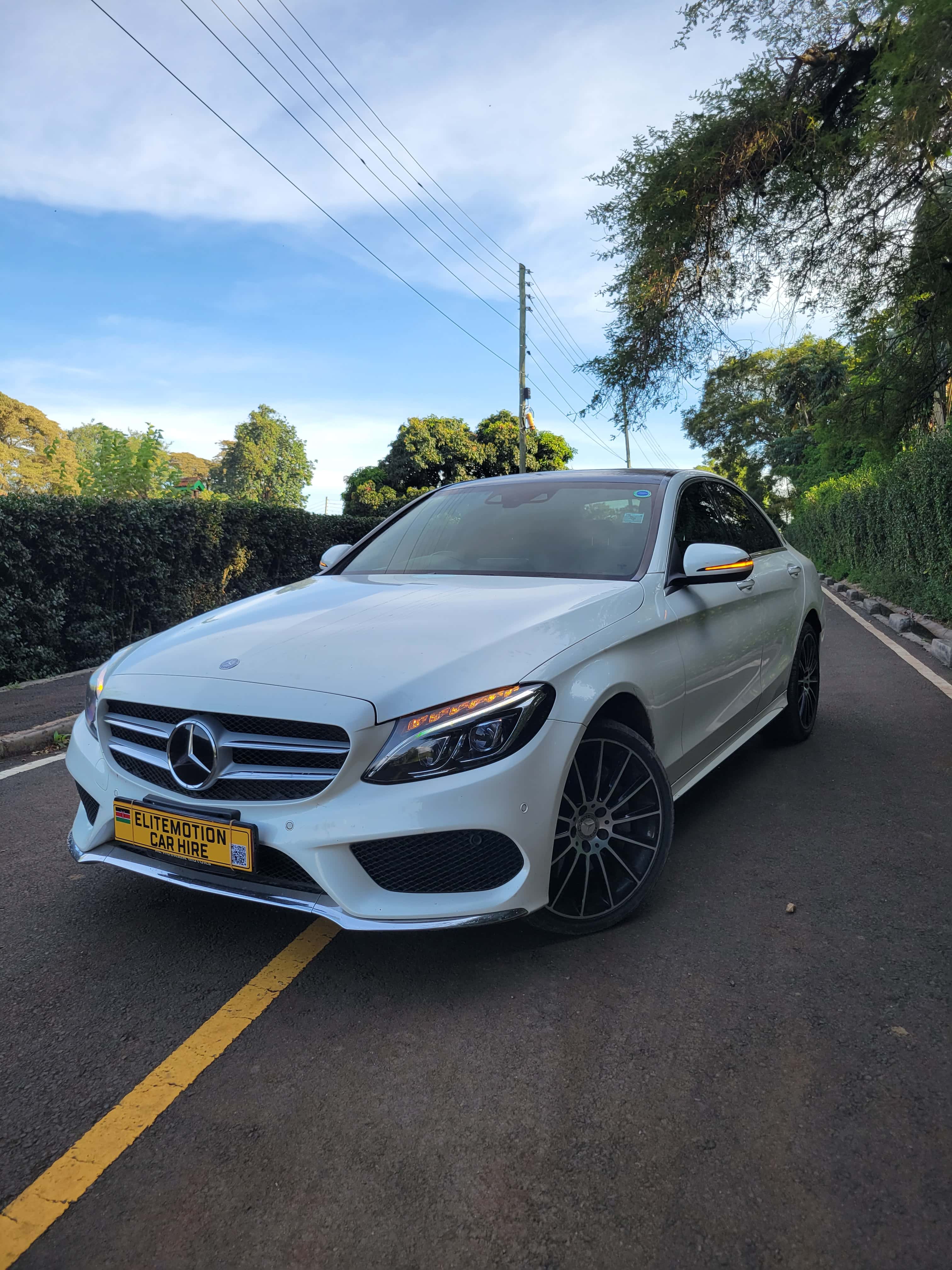 Mercedes-Benz C-Class W205 car hire in Kenya